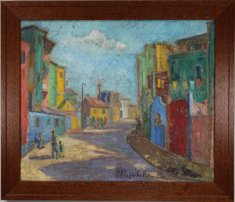 Untitled by Hildegarde Hume Hamilton, Oil on canvas, sold Jul 2019