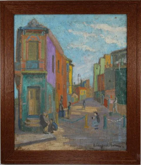 Untitled by Hildegarde Hume Hamilton, Oil on canvas, sold Jul 2019