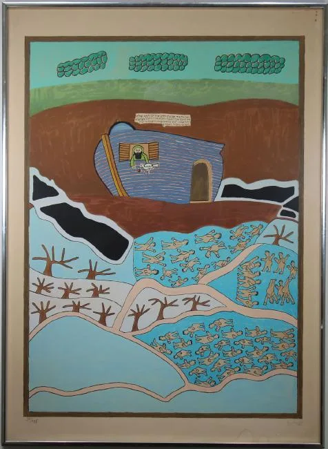 Shalom Moskovitz, Untitled, Lithograph