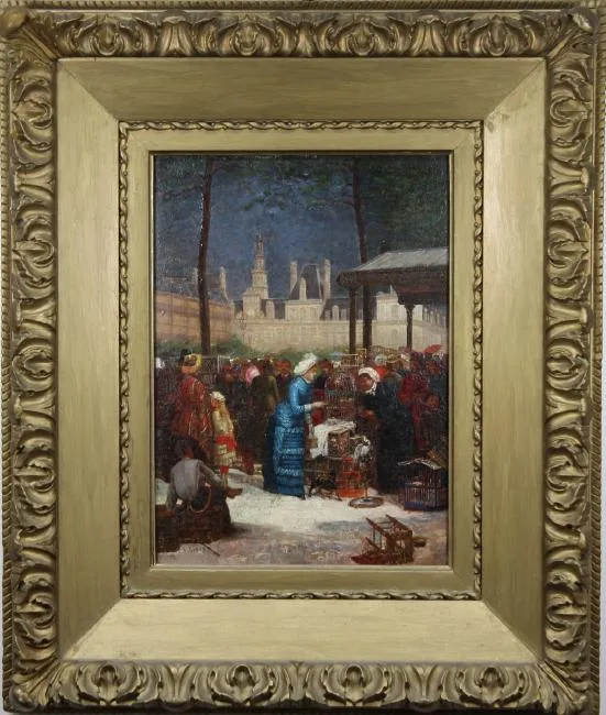 Amadee Paul Greux, Untitled, Oil on board