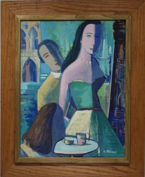 Alfons Tröndle, Untitled, Oil on canvas
