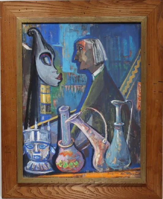 Alfons Tröndle, Untitled, Oil on canvas