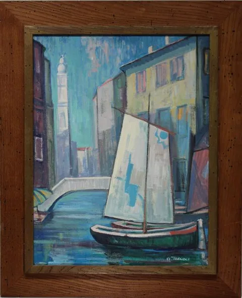 Alfons Tröndle, Untitled, Oil on canvas