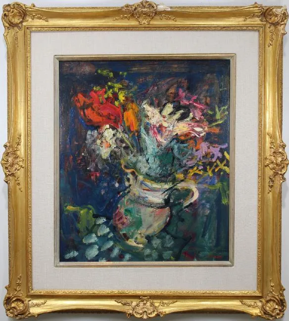 Untitled by Richard Jerzy, Oil on board, offered Jul 2019