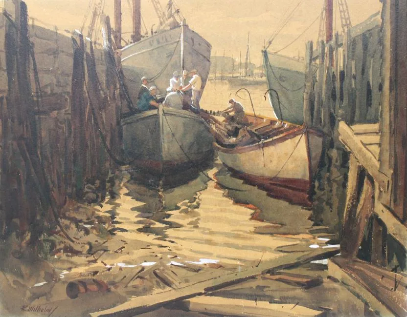 Roy Wilhelm, Untitled, Watercolor/Gouache
