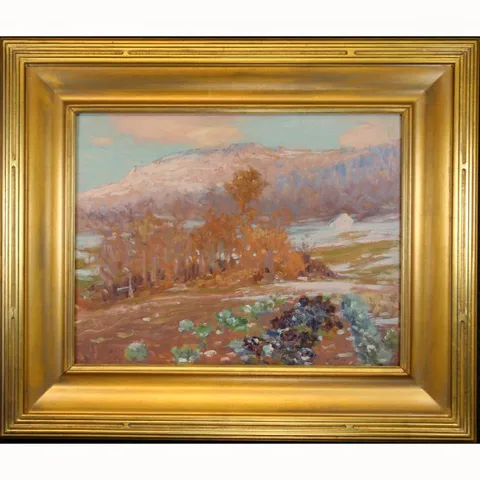 Impressionist Spring Landscape by William Samuel Horton, Oil on Panel, offered Jul 2019