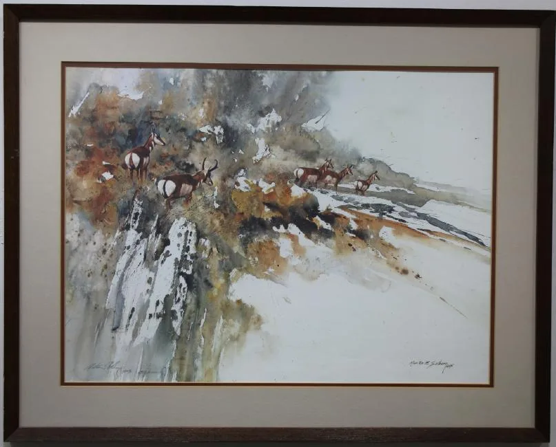 Untitled by Morten Solberg, Lithograph, offered Jul 2019