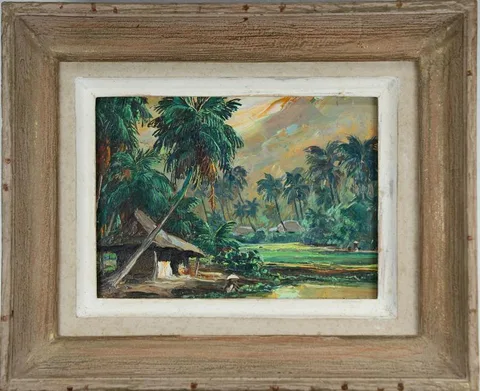 Henri Mege, Untitled, Oil on Panel