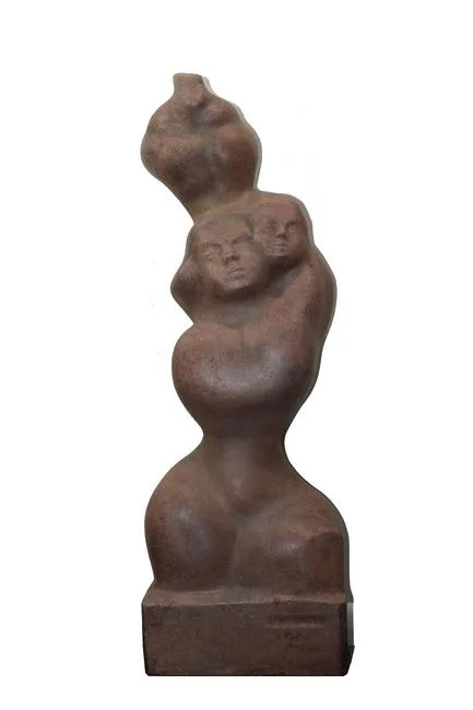 The Secret by Chaim Gross, Terracotta, offered Sep 2019