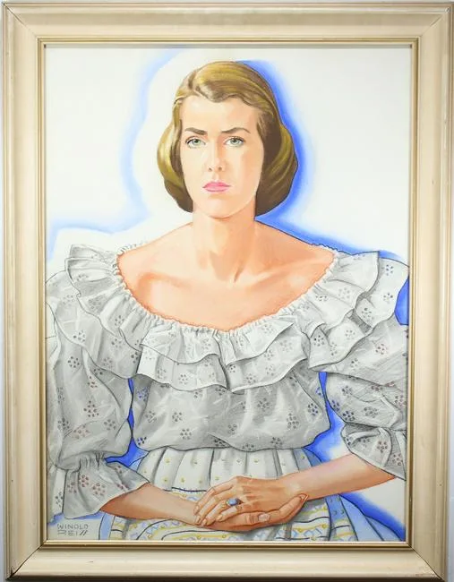 Untitled by Winold Reiss, Pastel on Paper, sold Sep 2019