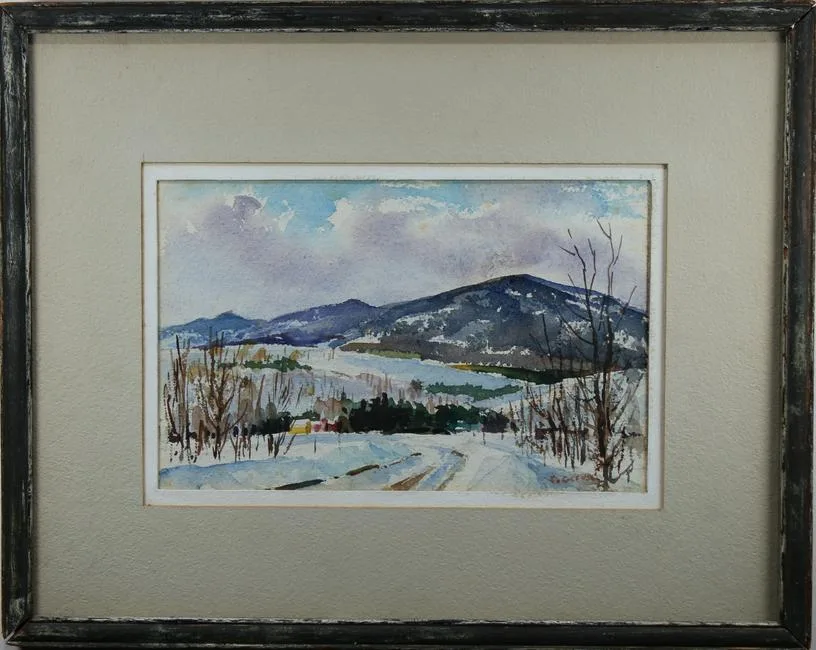 Frank Gervasi, Untitled, Watercolor on paper