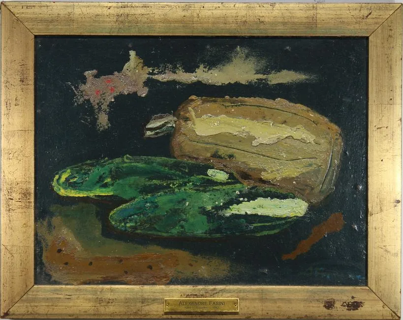 Alexandre Fasini, Untitled, Oil on board