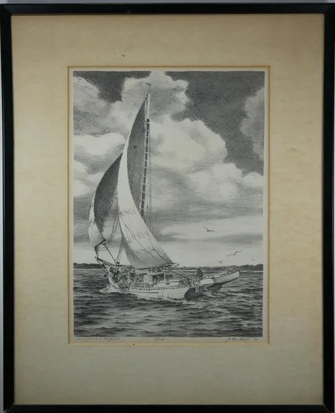 John Moll, Chesapeake Shipjack, Lithograph