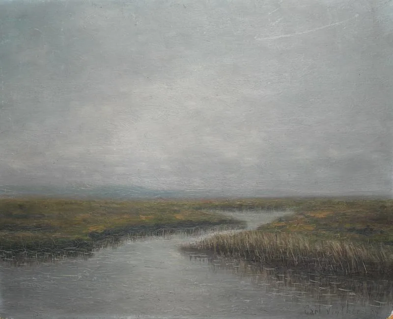 Untitled by Carl J. Vinther, Oil on board, sold Sep 2019