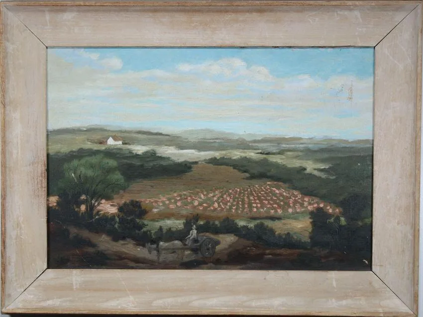 Untitled by Manuel Tolegian, Oil on canvas, sold Sep 2019