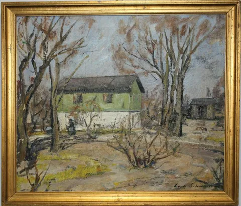 Untitled by Carl Joseph Schwenn, Oil on canvas, offered Sep 2019