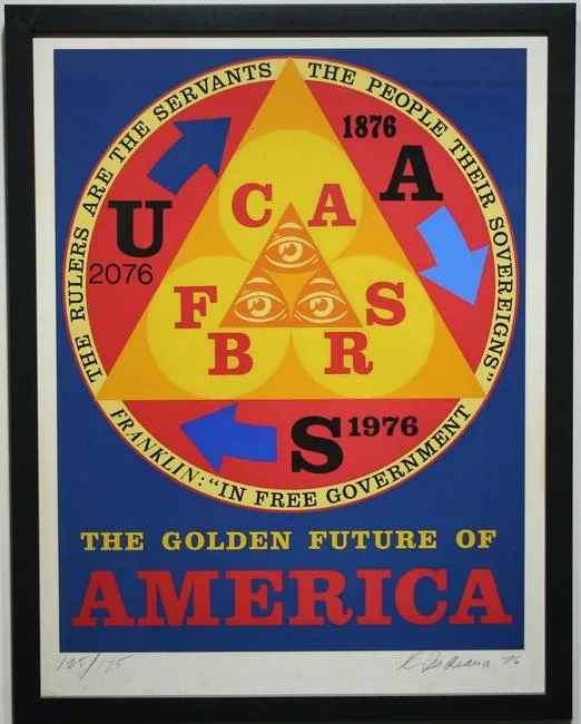 Untitled by Robert Indiana, Serigraph, sold Sep 2019