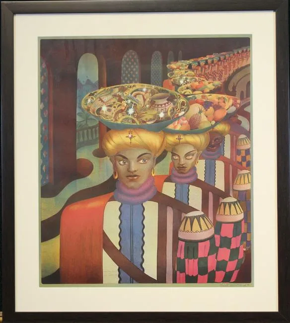 Untitled by Buell Whitehead, Lithograph, offered Sep 2019