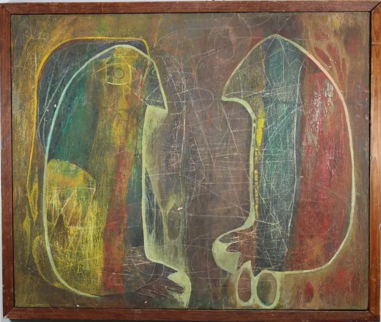 Two Birds by Peter Miller, Oil on canvas, sold Oct 2019
