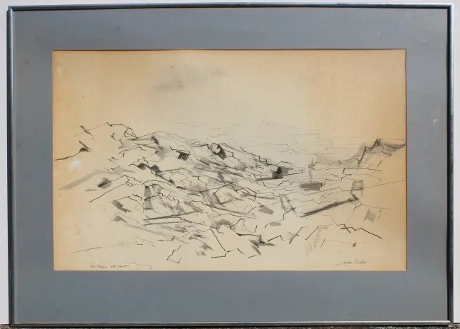 Untitled by Lamar Dodd, Watercolor/ink on paper, offered Oct 2019