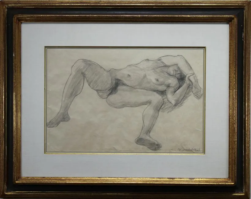 Odilon Roche, Untitled, Pencil