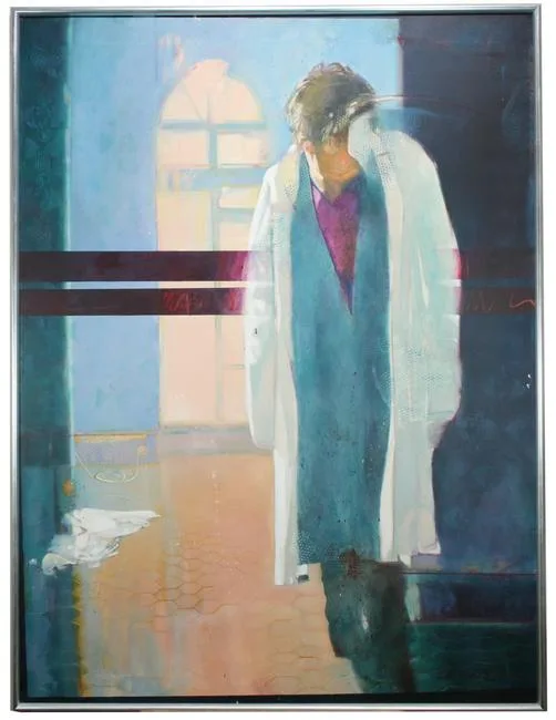 Dalva Duarte, Me & Him, Oil on canvas