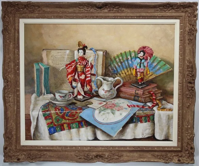 Untitled by Arisztid Szendy, Oil on canvas, offered Oct 2019