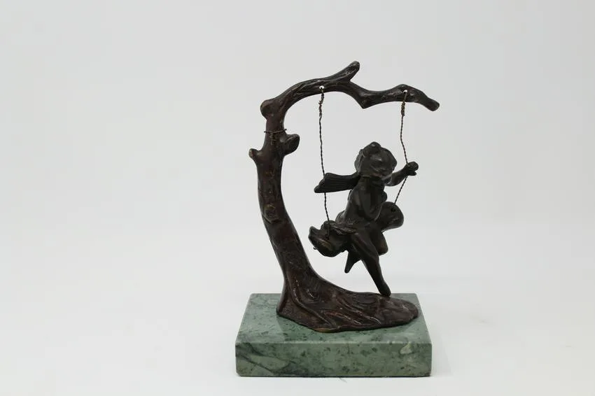 Untitled by Auguste Moreau, Bronze, sold Oct 2019