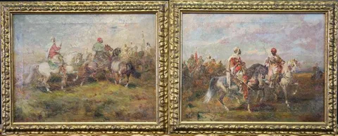 Adolf Schreyer, Untitled, Oil on Canvas