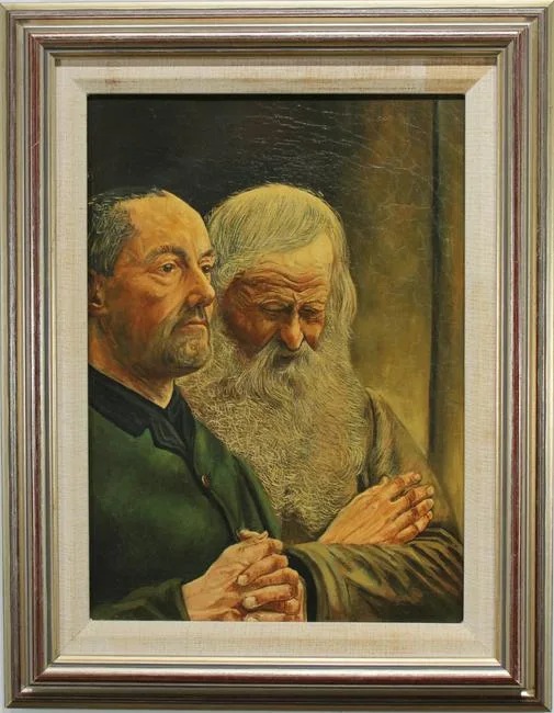 Untitled by Jef Leempoels, Oil on canvas, sold Oct 2019