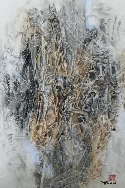 Untitled by Mun S Quan, Watercolor, offered Oct 2019
