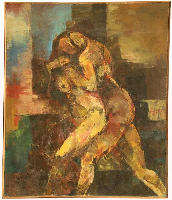 Untitled by Appukuttan Achary, Oil on canvas, offered Dec 2019