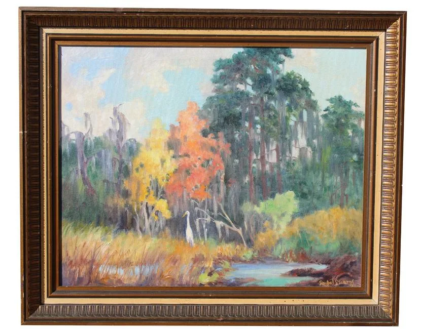 Rachel Stearns, Swamp Maple, Oil on Canvas