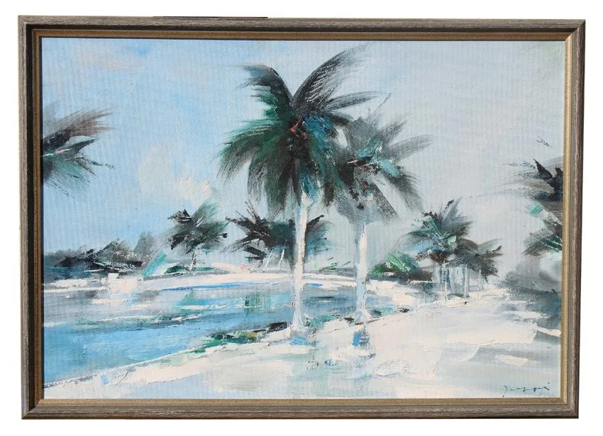 Untitled by Charles Gruppe, Oil on Board, sold Dec 2019