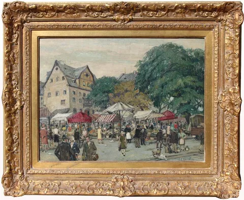 Jean-François Raffaëlli, Untitled, Oil on board
