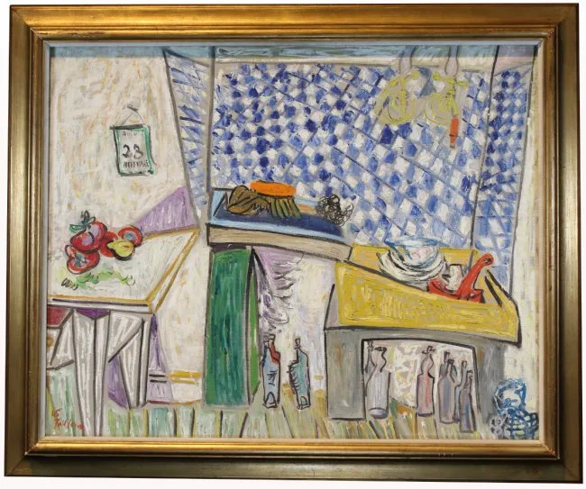 Untitled by Francis Tailleux, Oil on Canvas, offered Dec 2019