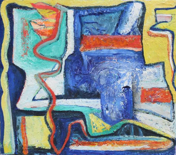 Thomas Koether, Shaman's Doll, Oil on Canvas