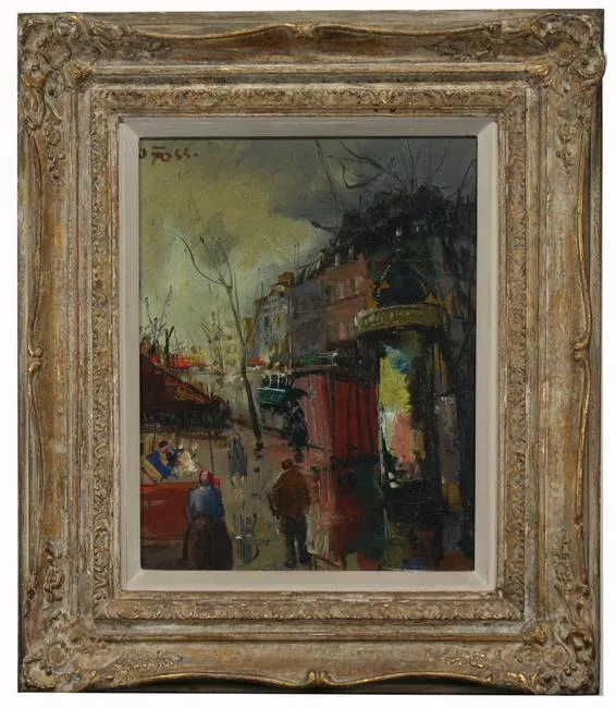 Untitled by Olivier Foss, Oil on Canvas, sold Dec 2019