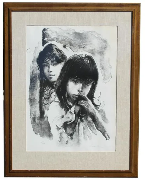 Untitled by Sandu Liberman, Lithograph, offered Dec 2019