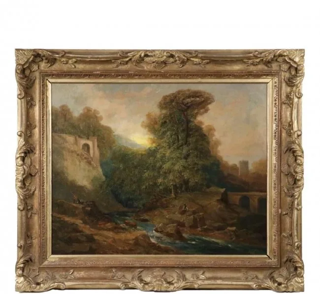 Untitled by J. M. W. Turner, oil on canvas, sold Dec 2019
