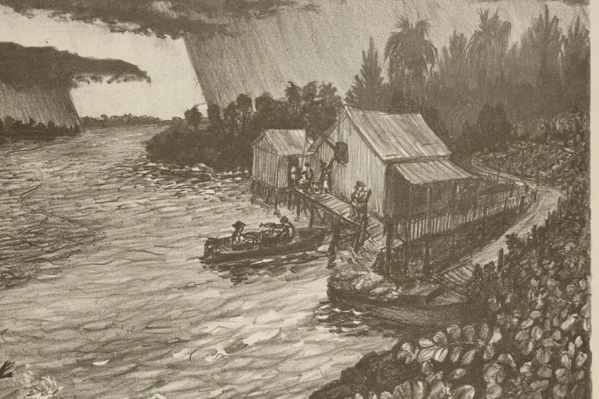 Morning Catch by Buell Whitehead, Lithograph, offered Dec 2019