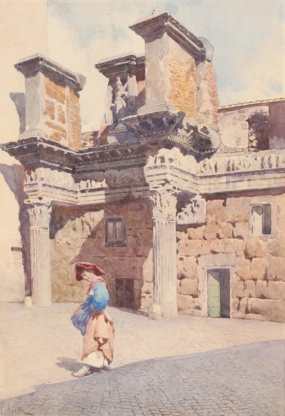 Filippo Anivitti, Untitled, Watercolor
