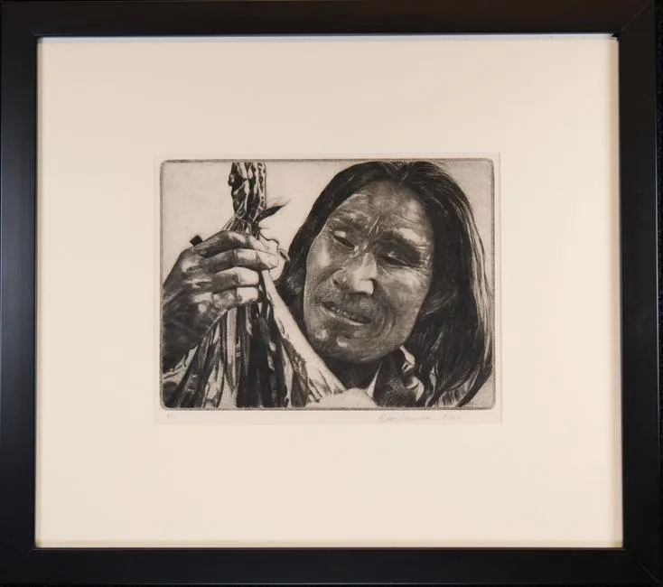 Gilbert Schoenbrod, Untitled, Drypoint