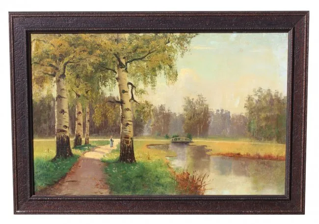 Untitled by Efim E. Volkov, Oil on Canvas, offered Jan 2020