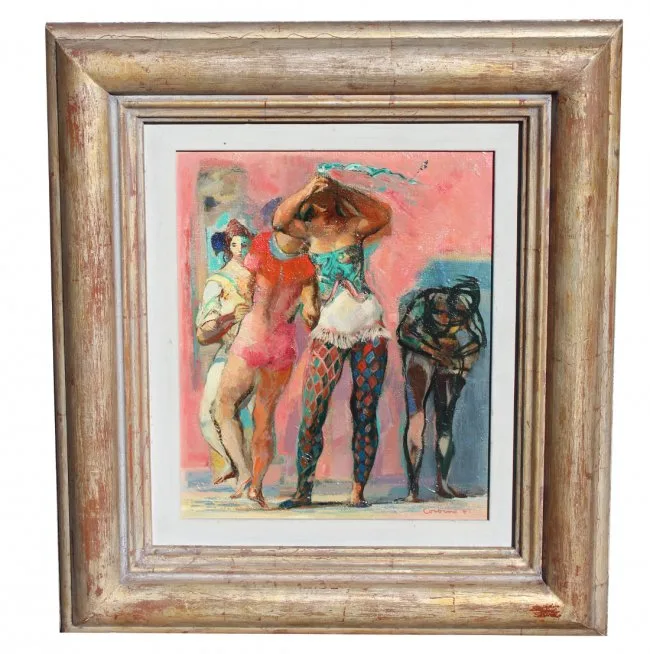 Untitled by Jon Corbino, Oil on Masonite, sold Jan 2020