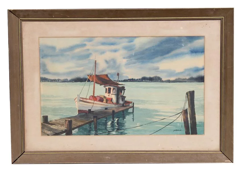 Untitled by Rolland Golden, Watercolor, offered Jan 2020