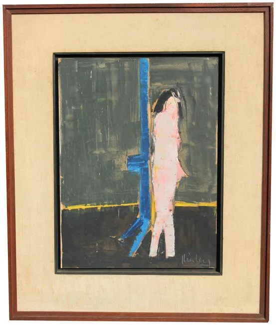 Untitled by Peter Kinley, Oil on board, offered Jan 2020