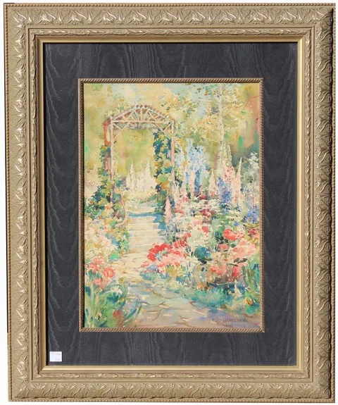 Untitled by Mary Lane McMillan, Watercolor, sold Jan 2020