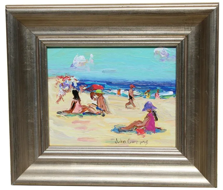 Untitled by John Crimmins, Oil on Canvasboard, sold Jan 2020