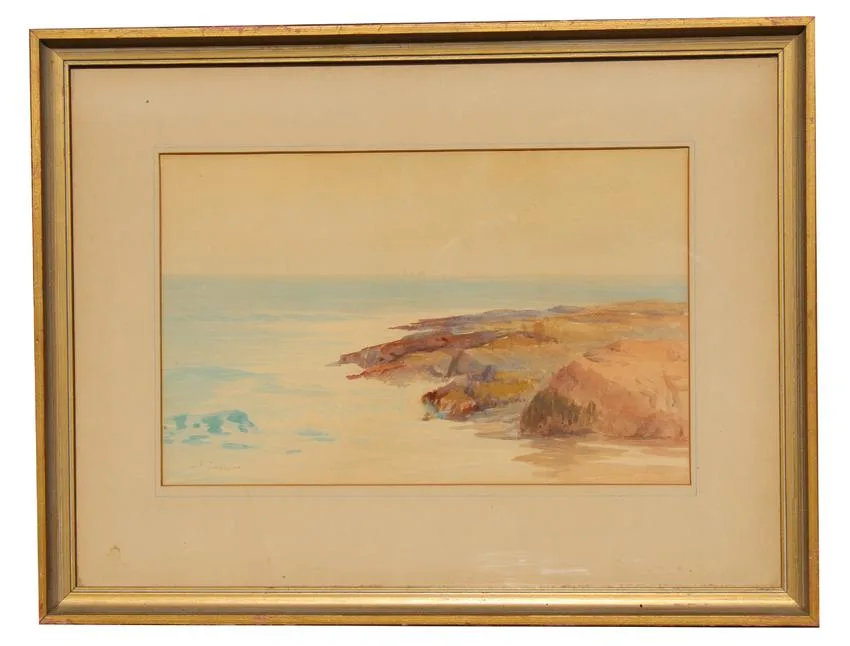 Untitled by John Thurston, watercolor, offered Jan 2020